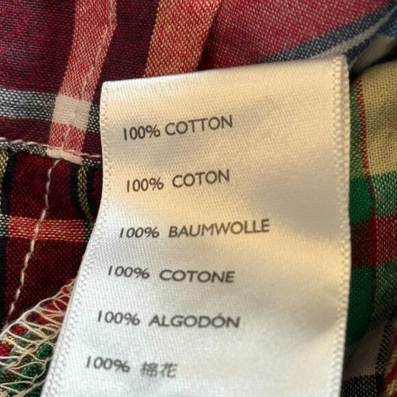 - Urban Outfitters Plaid Patchwork A-line Mini Skirt Cotton NWOT US MED  - I2102 - Picture 5 of 5